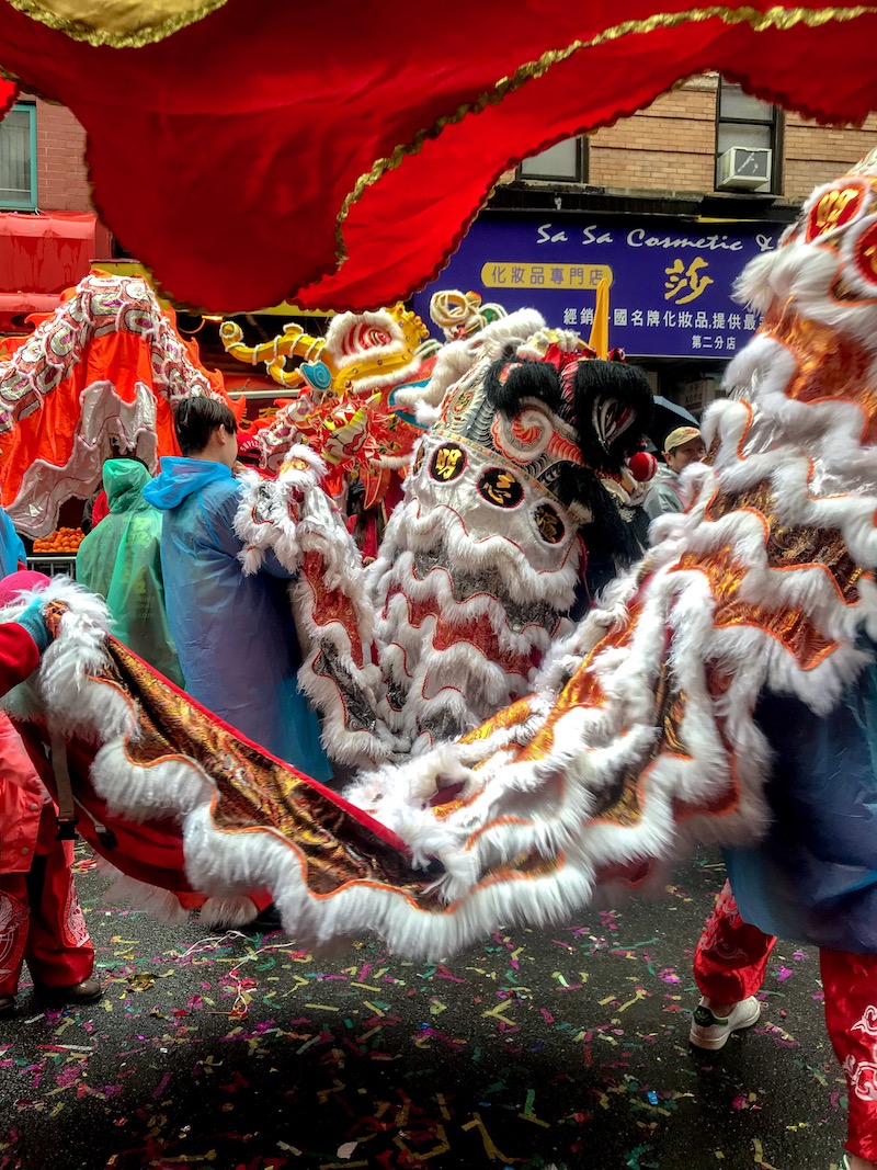 Dancing Dragons, Chinese New Year, NYC