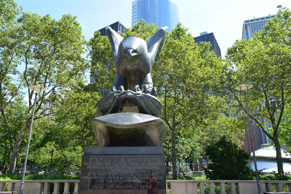 Veduta su Battery Park