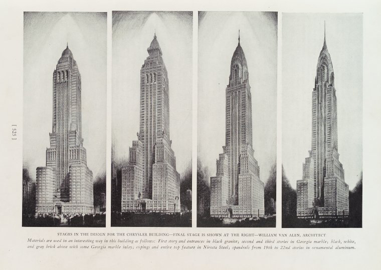 Chrysler Building Stages