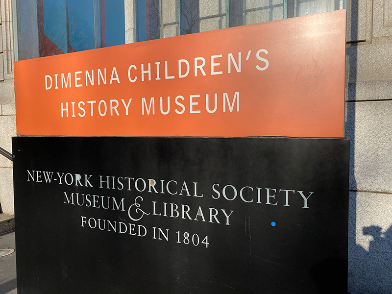 DiMenna Children's History Museum Website Kids' Website