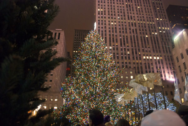 Rockefeller Center during Christmas